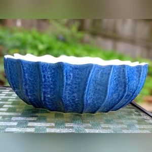 Sporvil Reactive Glaze Bowl (large) Blue